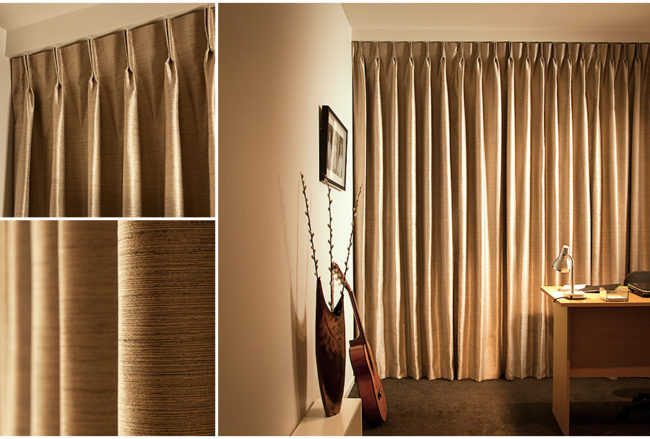 Twin Pleated Drapes